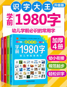 1980 Words Kid Pre School Literary Book (1 Set of 4 Books)