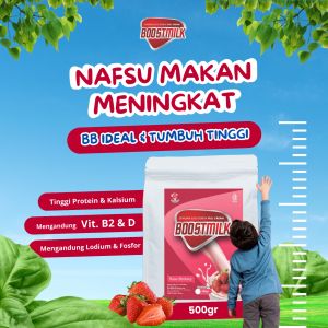 BARU SUSU PENGGEMUK DAN PENINGGI BADAN MILKCOW RASA COKLAT DAN VANILA//SK77 200GR