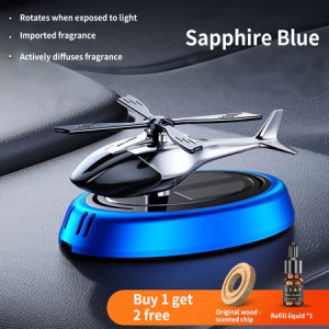Solar powered airplane car aromatherapyeffectively eliminates odorscenter console decoration suitable for all cars