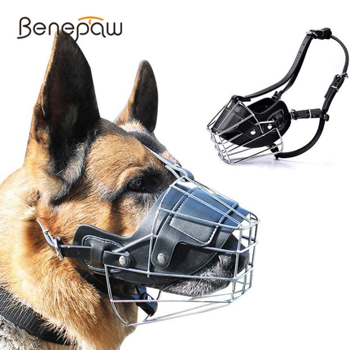 thumbnail image 2 of Strong Metal Wire Dog Muzzle Basket – Anti-Bite, Anti-Bark, Chew Proof For Large Dogs Like Pitbulls 2 of 3