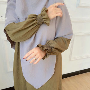 Gamis Abaya Polos Daily Lubna Gamis Katun Linen Polo Zipper Depan Busui Lengan Model Karet Smok Kantung Saku Premium Ukuran M L XL XXL XXXL Jumbo Bisa Untuk Seragam Dress Pesta Harian Couple Ibu Anak Terbaru Lebaran 2024 Terkinin Kekinian