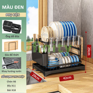 Lifinity Kệ Gấp Gọn-Kệ Để Bát Địa Đa Năng Thép Cacbon Màu ĐenDễ Lắp RápKo Cần Khoan