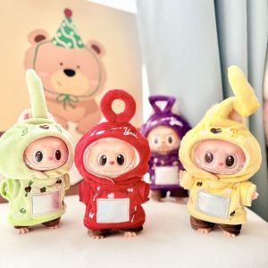EAURA Teletubbies  Dolls Cloth Tinky Winky Dipsy 17cm Plush Dolls Clothes Trim Laa-Laa Sitting  Time Cloth Cotton Doll Accessories
