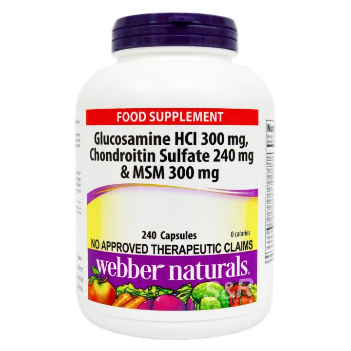 ber Naturals Triple Action Glucosamin HCI 300mg, Chondroitin Sulfate