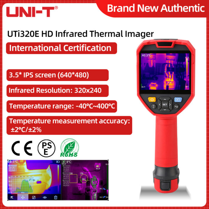 UNI-T UTI320E 76800 Pixel การก่อสร้าง Thermal Imager สำหรับซ่อมกล้อง ...