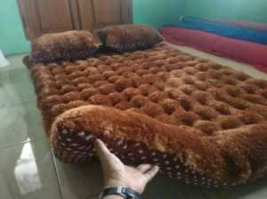 KASUR GENDER JUMBO 2 BANTAL // KASUR LANTAI MENUL jumbo/ kasur gender bulu rasfur tebal empuk halus