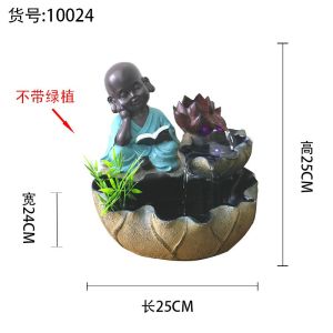 Home Decoration Items Water Fountain Water Fountain Indoor Feng Shui Fortune Rolling Water Ornament Simple Style for Wealth Attraction Home Decoration Items Water Fountain Desktop Home Decor
