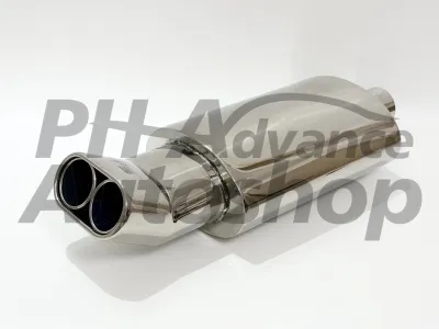 SILVER HKS Chambered Muffler HKS SILVER Muffler High Quality HKS #C43