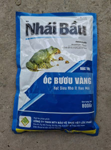 [VTNN TIEN KHOA] Bả mồi PILOT 15AB hiệu NHÁI BẦU gói 800 gram hạt siêu nhỏ rải trừ ốc sên ốc bưu vàng hiệu quả cao