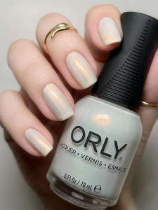 ♨New Color Spring orly Polarized Fine Glittering Pearl White August 200031 Light White sea spray No Baking✮