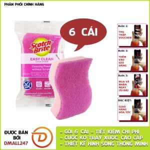 Miếng cước rửa chén có mút không trầy xước 115x70mm Scotch-Brite 3M SB-CRH-G1 - Lấy sạch vết bẩn an toàn nồi chảo rửa sạch nhanh chóng