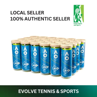 (2025 version) Dunlop AO Tennis Balls (72 balls)