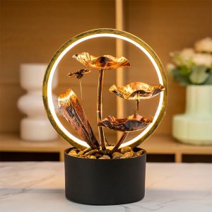 Thác Nước Phong Thủy Quang Hoàng Liên Đài Trang Trí Decor