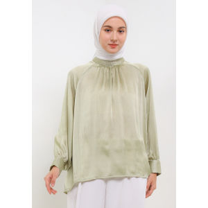 MFMW Adalinda Atasan Blouse Satin