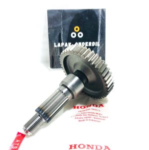 GEAR GIR GIGI GARDAN AS RODA BELAKANG GIGI GARDAN BESAR STATER HALUS  HONDA BEAT FI ESP STREET ECO BEAT POP SCOOPY ESP DONAT RING 12 TAHUN 2017 2018 2019 2020 2021 ORIGINAL HONDA BARU