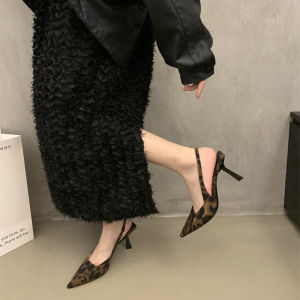 IELGY French pointed-toe heels womens 2024 pumps summer stiletto sandals