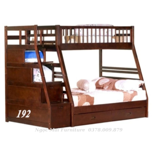 Giường Tầng Gỗ 2 Tầng Chắc Chắn Tiết Kiệm Không Gian Cho Phòng Ngủ + Giường Tầng Kết Hợp Tủ 01