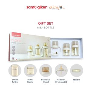 Samu Giken Hani PPSU Milk Bottle Gift Set
