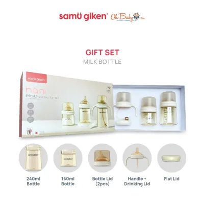 Samu Giken Hani PPSU Milk Bottle Gift Set