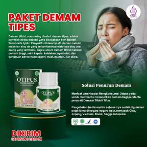 Otipus Kapsul Cacing 12 Kapsul Original I Obat Herbal Penurun Demam