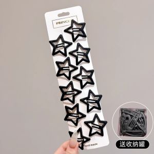 【VanHariacc】กิ๊บติดผมหน้าม้าสีดำหญิง 2025 ใหม่ กิ๊บติดผมด้านข้าง กิ๊บติดผมด้านข้างขนาดเล็ก เครื่องประดับศีรษะเด็ก กิ๊บติดผมหน้าผาก