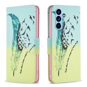 For Samsung Galaxy A56 A16 A55 A35 A25 A05 A05S A15 5G Cover Samsung A55 A16 4G Painted Pattern Cartoon Phone Case Leather Wallet Card Slot Flip Case Casing