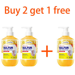 Sulfur mite removing shower gel with amino acids for mild acne and mite prevention moisturizing and rejuvenating 500ml for chicken skin removal