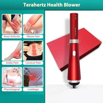 6.0Terahertz Health Blower Device Iteracare Light Magnetic Healthy Physiotherapy Machine Body Care Pain Relief Electric Hair Blowers Wand Provide 6 Months Warranty Service Terahertz Wave Device Terahertz Wave Cell Iteracare Therapy