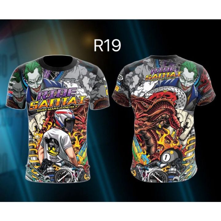 Baju Motor Sport (Kaki motor/Ride Santai/JarangXon/NVX Yamaha