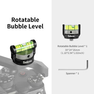 Selens Rotatable Bubble Level Lightweight Level Solid And Anti-devation