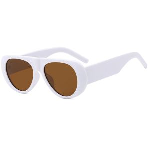 DRESSPLUS Lightweight Large Frame Sunglasses Vintage Fashion Wide Legs Sun Glasses Personalized Punk UV400 Eyewear