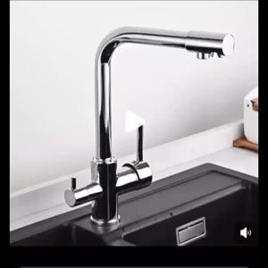 SXH Three-in-one kitchen faucet with hot and cold water kitchen sink water purifier direct drinking rotatable