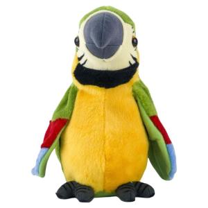 Interactive Repeating Parrot Toy Electronic Plush Parrot Toy Kids Interactive Crawl Learning Education Toy Children Gift