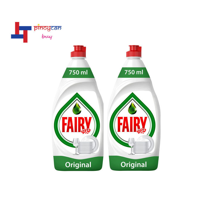 Fairy Dishwashing Liquid Original 750ml x 2 Lazada PH