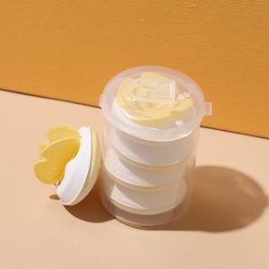 Gratis Ongkir - Makeup Puff Motif Butterfly / Set Box Spons Mini