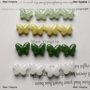 [COD] Man YingLie 10pcs Lot Mixed Butterfly Lampwork Beads Glaze Beads for Jewelry Making Findings DIY Bracelet Earring Hairpin Accessories