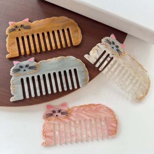 STARGOODS Acetate Acetic Acid Comb Cartoon Cat Makeup Comb Creative Hair Accessories Hairdressing Combs Women