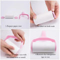 60Pcs Reusable Dust Hair Removal Strong Sticky Lint Roller Dust Tearable Paper for Dust Hair Pet Fur Remover Cloth Cleaner 除尘滚筒式粘毛器 60层可撕粘尘纸 粘毛神器. 