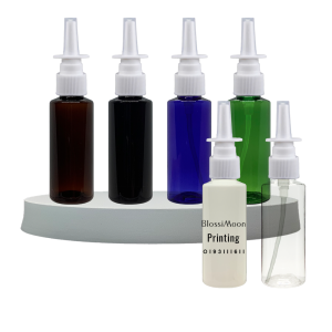 50ml SP05 20R Spray Mist Cylinder PET Plastic Bottle Nasal