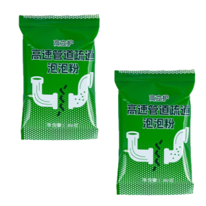 Pipe Dredging Agent Deodorant Fast-Acting Non-damaging Pipe Strong Solvent Sewer Floor Drain 30g 强力管道高速疏通剂