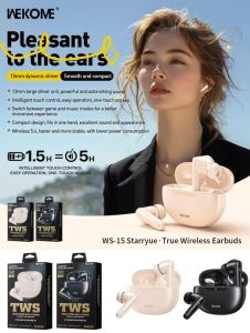 (SG SELLER) (WEKOME) ( Model: WS-15 ) (Earbuds) (headphones)