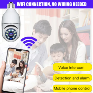 Tuya Smart Surveillance Camera Remote Wireless HD Night Vision Bulb Camera