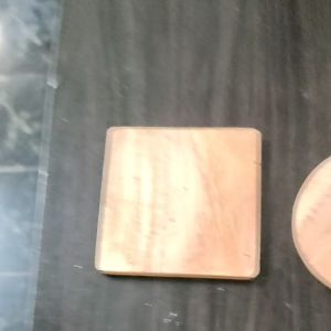 Mahogany or Gemilina Plain Wood Ref Magnet (magnet included)