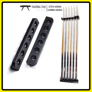 Giá treo cơ - Giá để cơ treo tường Nhựa Treo 6 Cơ- 1 bộ 2 cái- Dùng treo cơ bida bi a Cho clb