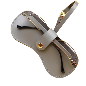 Pouch Kacamata Kulit Pouch Kacamata Gantung Leather PU Stylish Glasses Pouch