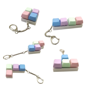 Multipurpose Fidgeting Keychain For Anxiety Relief Car Keys Backpacks Smooth Plastic Surfaces Lightweight Design Easy To Maintain