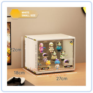 【DAILY ESSENTIAL】 Stackable Figures Doll Display Container Small Large 3 Colours