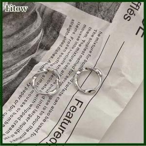 Fitow Twisted Hoop Earrings for Women Thick Chunky Hoops Hypoallergenic Vintage Twist Earings Big