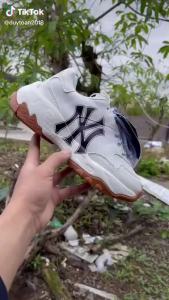 Nyb ny Sneakers With ny Brown Sole And Black Letter Pattern Increase Height full size bill