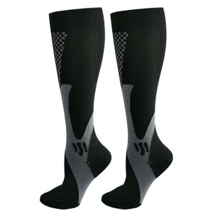 Compression Socks A pair Men&Women Knee High Stockings Nursing Performance Socks Leg Soreness Pain